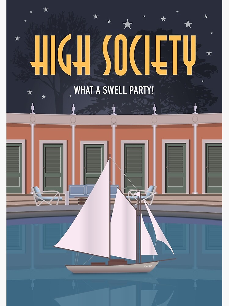 Disover High Society - Alternative Movie Poster Premium Matte Vertical Poster