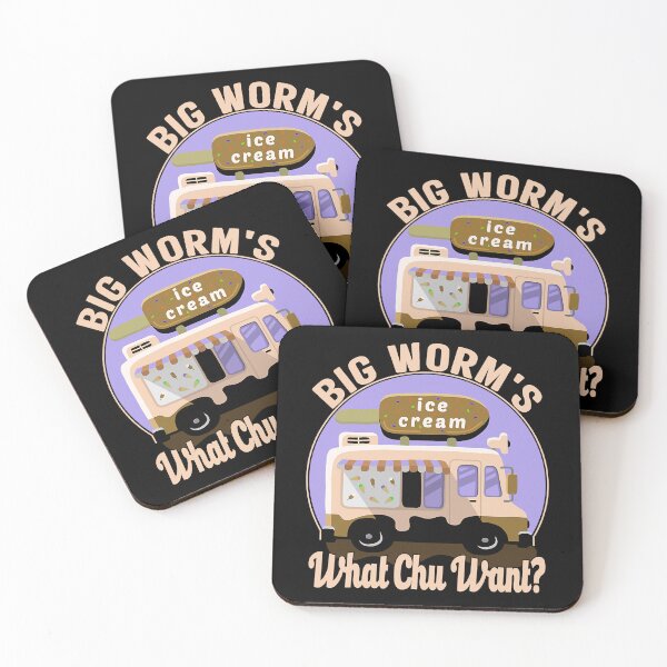 Item preview, big worms ice cream            designed and sold by EilatanMarket.