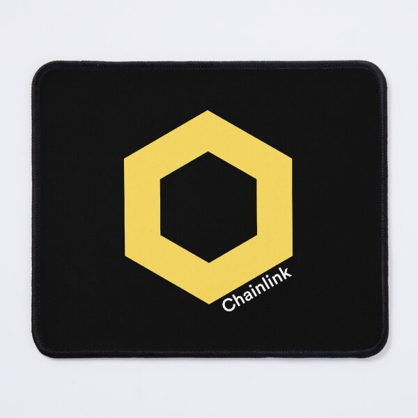 Item preview, Chainlink LINK Crypto Altcoin - Yellow Logo Official Brand Colours designed and sold by CryptoMoods.