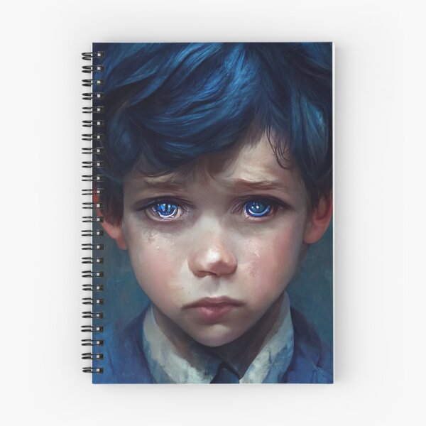 Item preview, Sad Blue Eyes Boy designed and sold by mayza-shop.