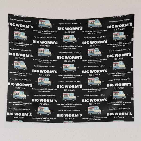 Item preview, Funny Parody - Friday's Big Worm's Ice Cream designed and sold by EilatanMarket.