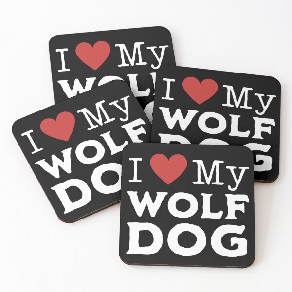 Item preview, I Heart My Wolf Dog designed and sold by MMwolfdogden.
