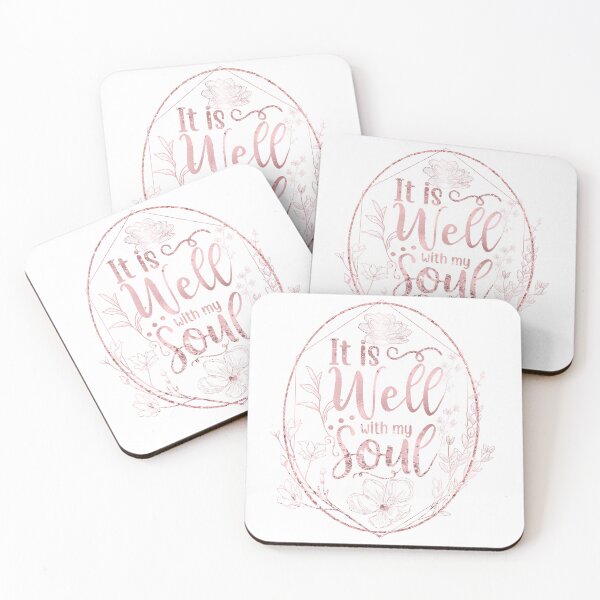 Item preview, It Is Well With My Soul 1| Christian Quotes  designed and sold by ModernStyleBoho.