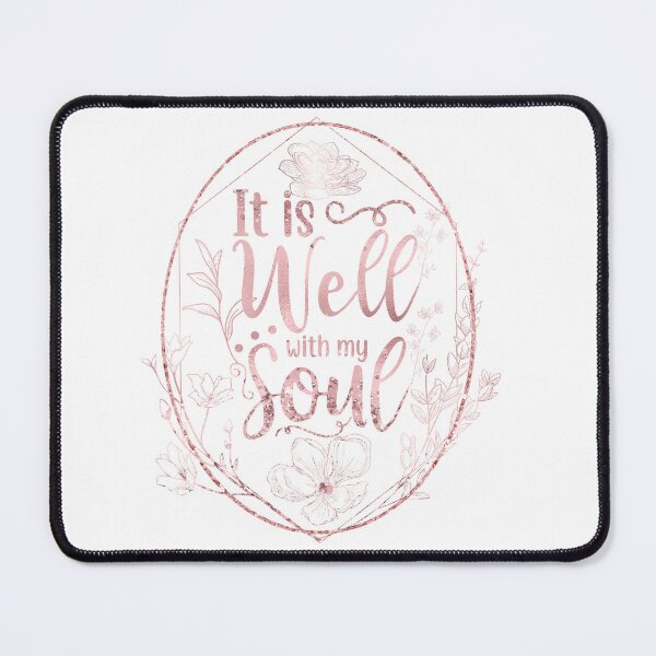 Item preview, It Is Well With My Soul 1| Christian Quotes designed and sold by ModernStyleBoho.