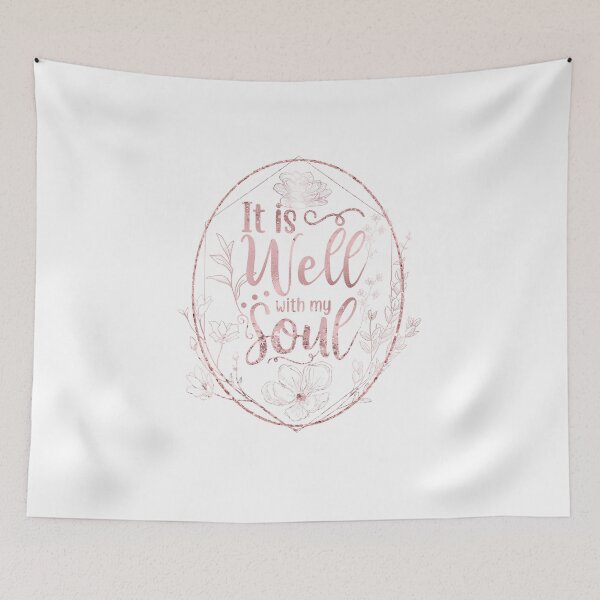 Item preview, It Is Well With My Soul 1| Christian Quotes  designed and sold by ModernStyleBoho.