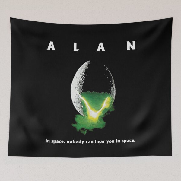Item preview, Alan In Space Nobody Can Hear You In Space designed and sold by Big Twelve.