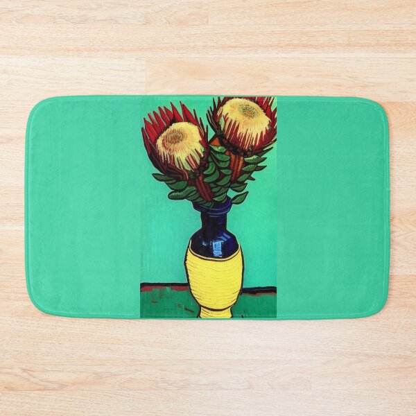 Item preview, Van Gogh protea flowers in a vase (#18) [Create a set!] designed and sold by SolidEarthArt.