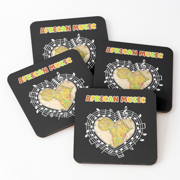 Item preview, African music heart designed and sold by Artbellachi.