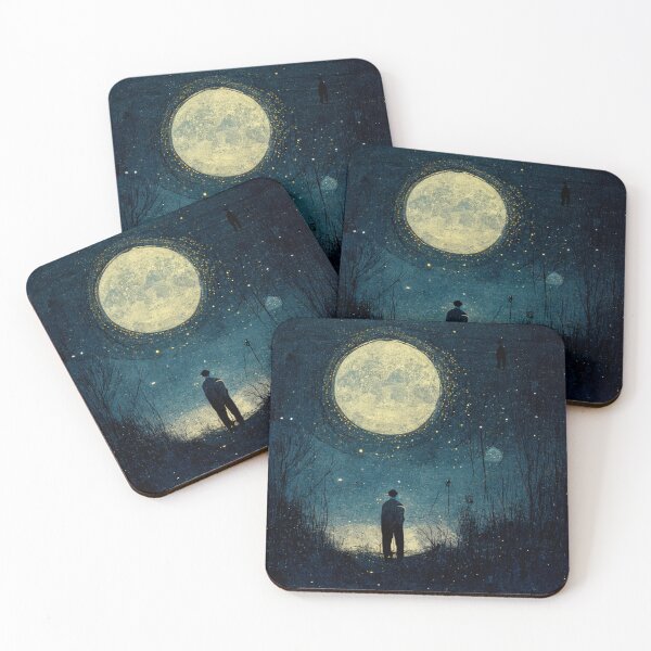 Item preview, A man lies in the moon designed and sold by mayza-shop.