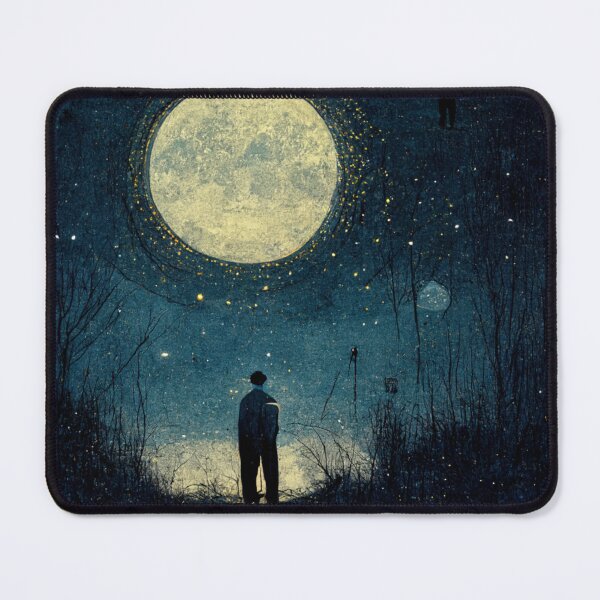 Item preview, A man lies in the moon designed and sold by mayza-shop.