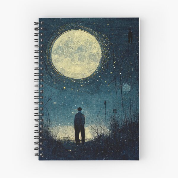 Item preview, A man lies in the moon designed and sold by mayza-shop.
