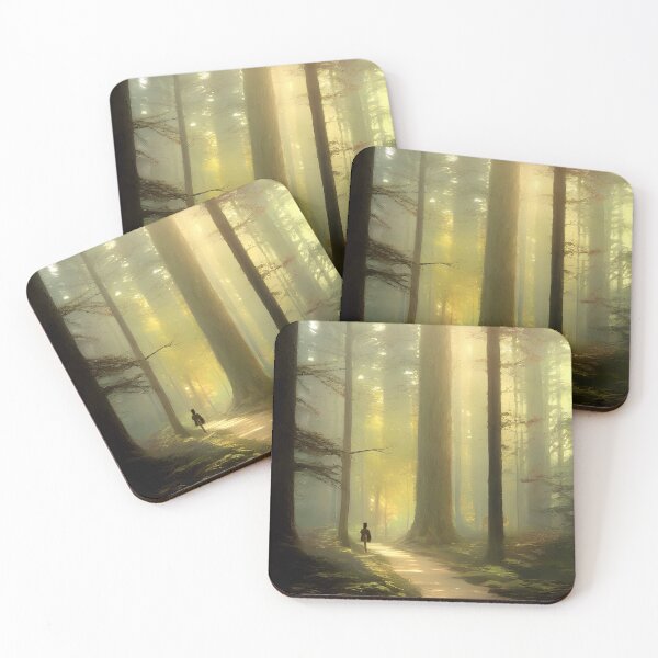 Item preview, forest nature trees , nature matte painting #12 designed and sold by supeart.