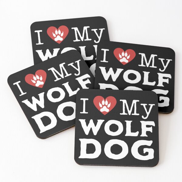 Item preview, I Heart My Wolf Dog Gifts for Wolf-Dog Owners designed and sold by MMwolfdogden.