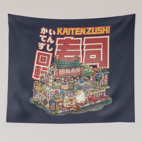 Item preview, Steampunk Cat Sushi Restaurant designed and sold by Takeda-art.