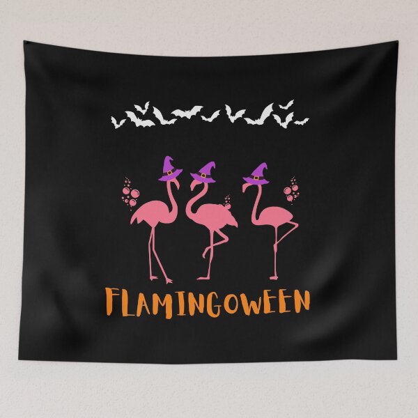 Item preview, Flamingoween Funny Halloween Flamingo design designed and sold by LordAudes.