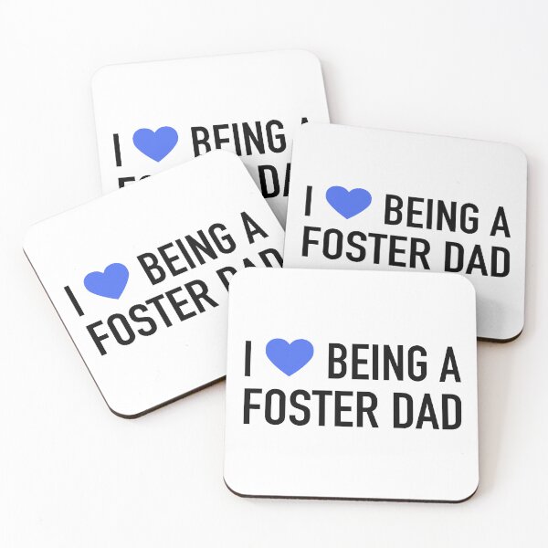 Item preview, I Love Being a Foster Dad - Blue Heart designed and sold by Darling DeDe.