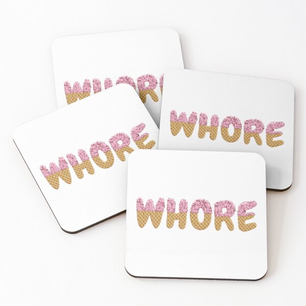 Item preview, Whore | Ice Cream Waffle Cone Letters designed and sold by KinkShoppe.