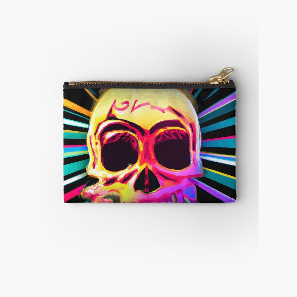 Item preview, #SkullLove Neon Skull 008 designed and sold by MindGlowArt.