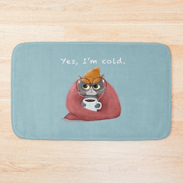 Item preview, Yes, I’m cold / Cat designed and sold by studiotomris.