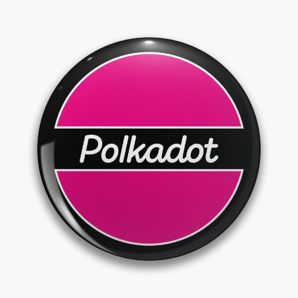 Item preview, Polkadot DOT Crypto Altcoin - Pink Semicircles designed and sold by CryptoMoods.