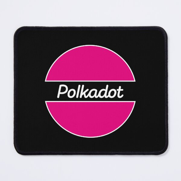 Item preview, Polkadot DOT Crypto Altcoin - Pink Semicircles designed and sold by CryptoMoods.