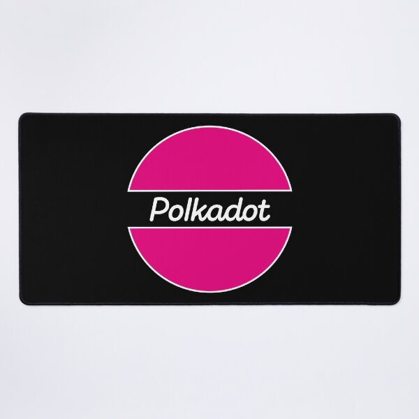 Item preview, Polkadot DOT Crypto Altcoin - Pink Semicircles designed and sold by CryptoMoods.