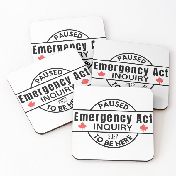 Item preview, Emergency Act  - Freedom Convoy Canada 2022 designed and sold by ViewerEqualsPhoton.