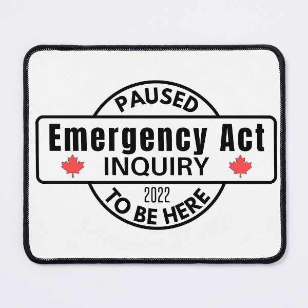 Item preview, Emergency Act - Freedom Convoy Canada 2022 designed and sold by ViewerEqualsPhoton.