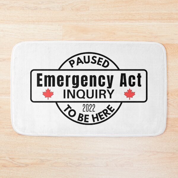 Item preview, Emergency Act  - Freedom Convoy Canada 2022 designed and sold by ViewerEqualsPhoton.