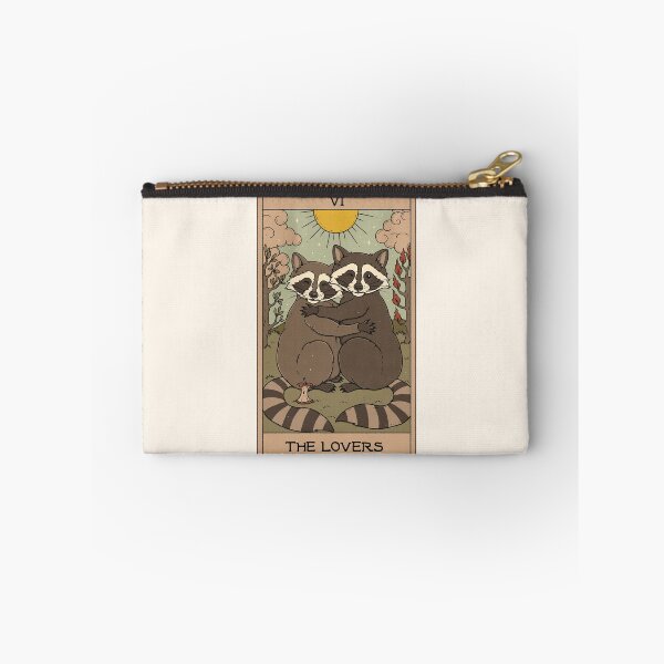 Item preview, The Lovers - Raccoons Tarot designed and sold by Thiago Corrêa.