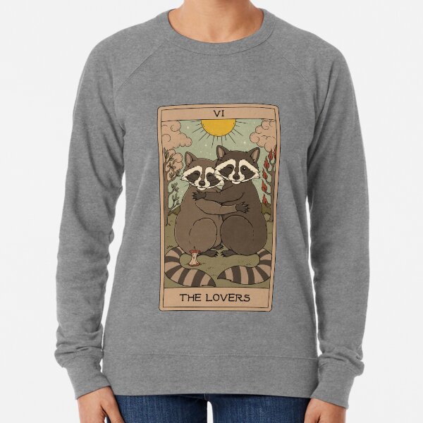 Item preview, The Lovers - Raccoons Tarot designed and sold by Thiago Corrêa.