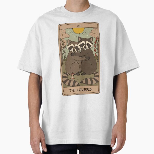 Item preview, The Lovers - Raccoons Tarot designed and sold by Thiago Corrêa.