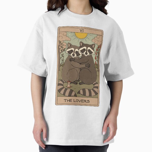 Item preview, The Lovers - Raccoons Tarot designed and sold by Thiago Corrêa.