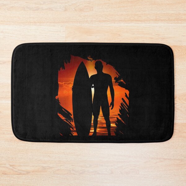 Item preview, Surfing in paradise - tropical beach designed and sold by AspectArtWorks.
