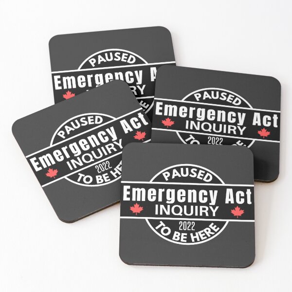 Item preview, Emergency Act  - Freedom Convoy Canada 2022 designed and sold by ViewerEqualsPhoton.