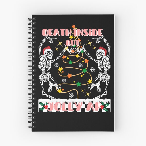 Item preview, Death inside but jolly af merry Christmas Christmas tree  designed and sold by DesignsbyMona.