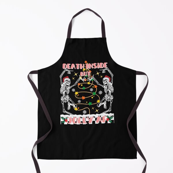 Item preview, Death inside but jolly af merry Christmas Christmas tree designed and sold by DesignsbyMona.
