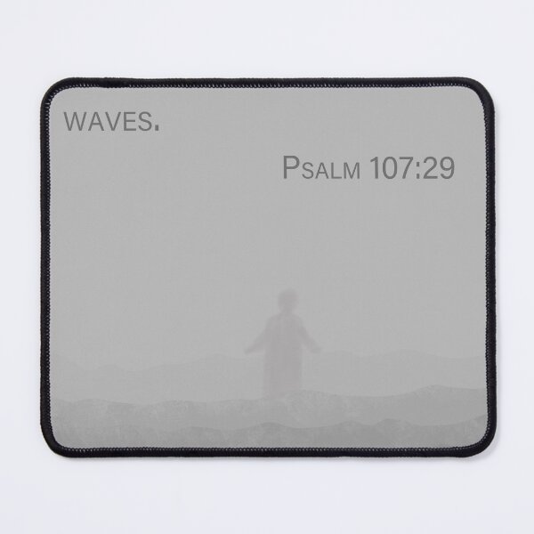 Item preview, He calmed the storm to a whisper and stilled the waves | Psalm 107:29 | Christian wall art | Bible verse Artprint designed and sold by Leafy Impressions.