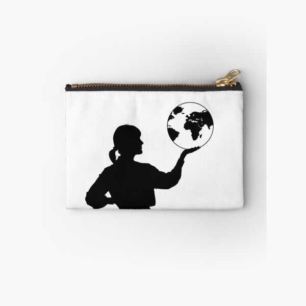 Item preview, woman carrying the globe designed and sold by EROUISE.
