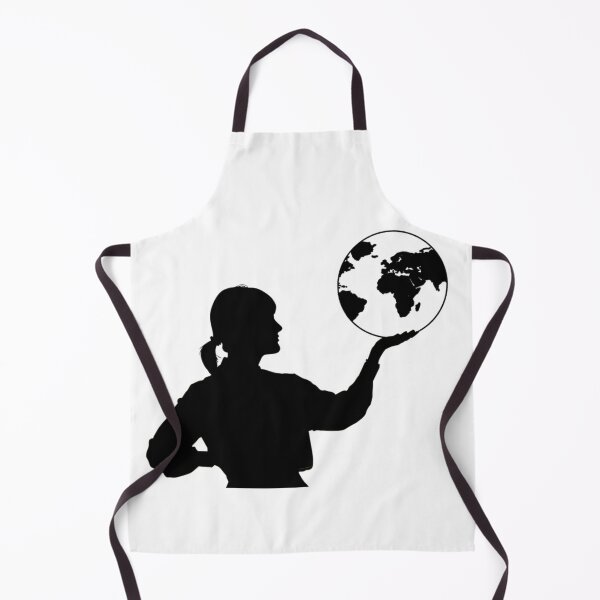 Item preview, woman carrying the globe designed and sold by EROUISE.