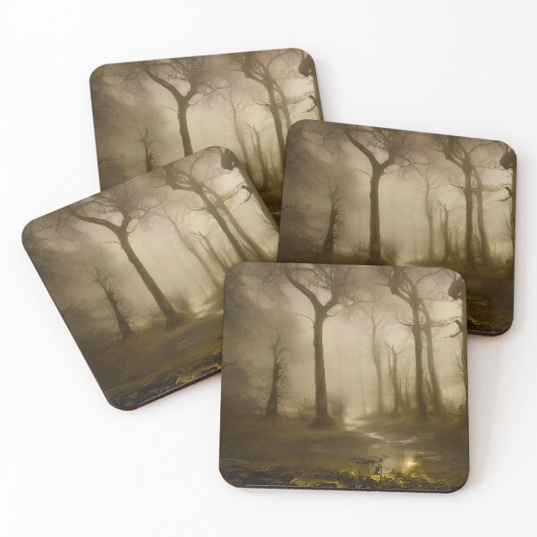 Item preview, forest nature trees , nature matte painting #16 designed and sold by supeart.