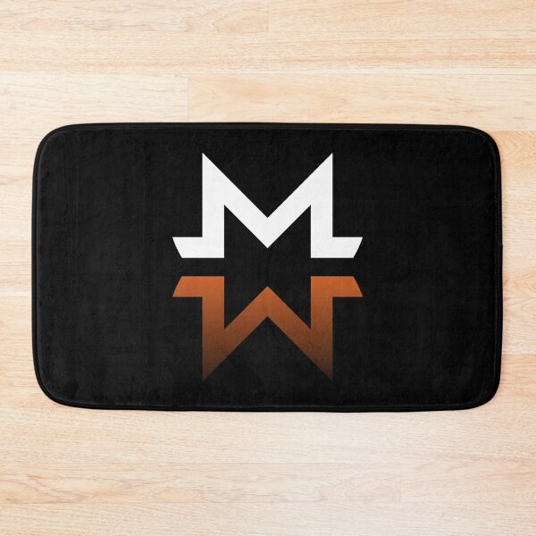 Item preview, Monero XMR Crypto Altcoin - Reflected Orange White Logo designed and sold by CryptoMoods.