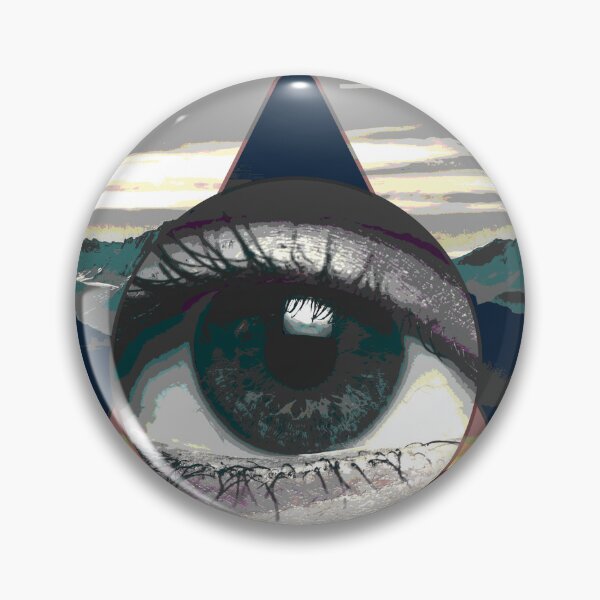Item preview, abstract polyscape  one eye designed and sold by vidyaroul.