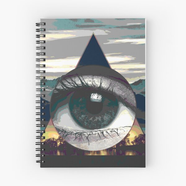 Item preview, abstract polyscape  one eye designed and sold by vidyaroul.