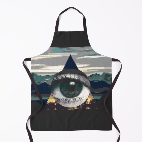Item preview, abstract polyscape one eye designed and sold by vidyaroul.