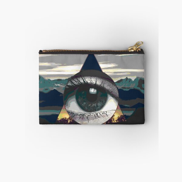 Item preview, abstract polyscape  one eye designed and sold by vidyaroul.