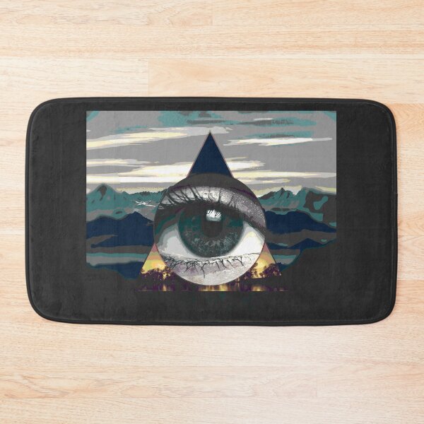 Item preview, abstract polyscape  one eye designed and sold by vidyaroul.
