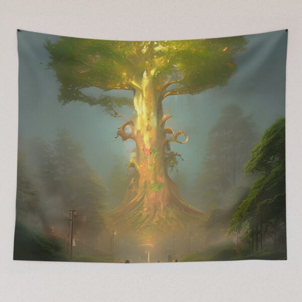 Item preview, big hily tree painting #5 designed and sold by supeart.