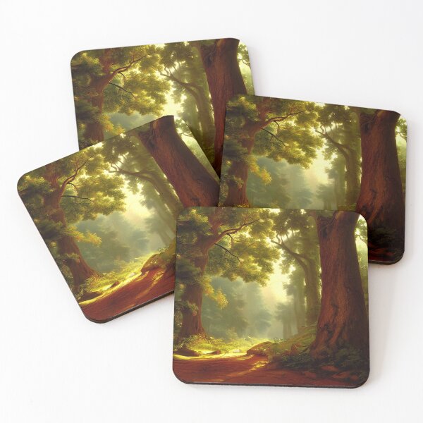 Item preview, forest nature trees , nature matte painting #18 designed and sold by supeart.