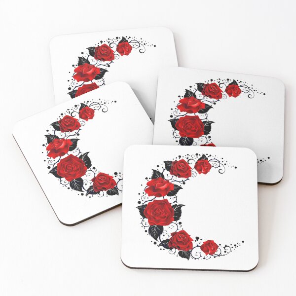 Item preview, The moon of red roses designed and sold by Blackmoon9.